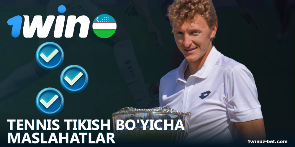 1Win tennisidagi sevimli sportchi uchun pul tikilishi mumkinmi?
