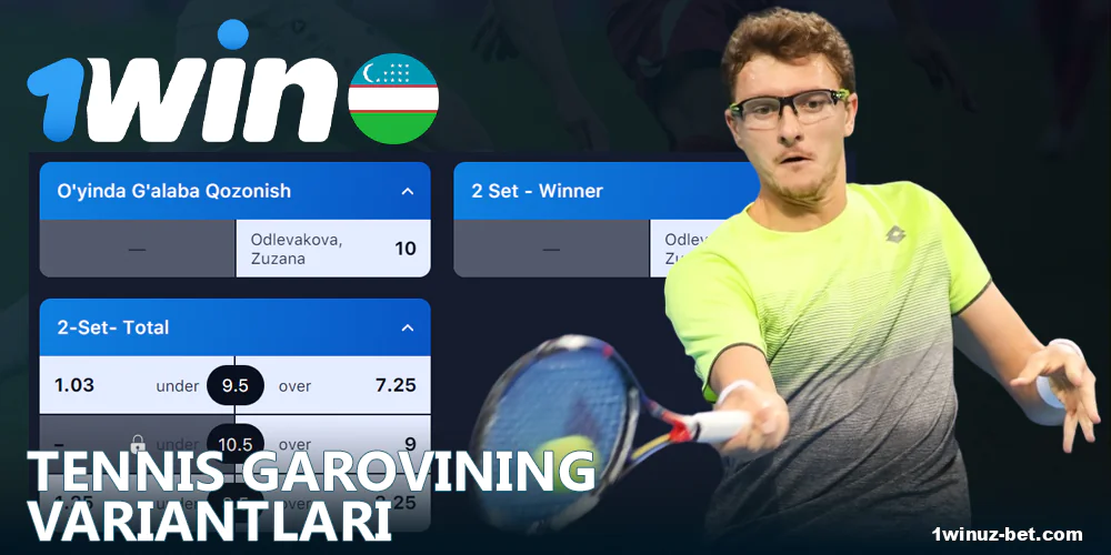 1Win O'zbekistonda tennisga garov tikish.